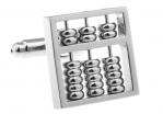 Silver Tone Abacus Counting Frame Cufflinks 3.jpg